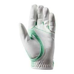 Wilson Staff Fit All Gloves Women's -Golf World Shop Wilson Staff Fit All Mint White 1