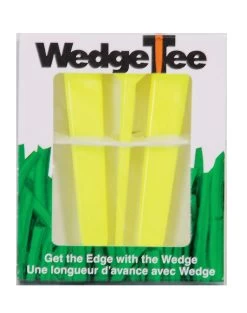 Wedge Tees Golf Tee, Divot Repair & Groove Cleaner Combo 9 Wedge Tees Golf Tee, Divot Repair & Groove Cleaner Combo -Golf World Shop Yellow Pack
