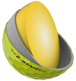 Srixon Z-Star Tour Golf Balls 21 Srixon Z-Star Tour Golf Balls -Golf World Shop Z STAR8TourYellow FLIPPEDCORE