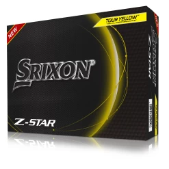 Srixon Z-Star Tour Golf Balls 16 Srixon Z-Star Tour Golf Balls -Golf World Shop Z STAR8 Package TourYellow reflection