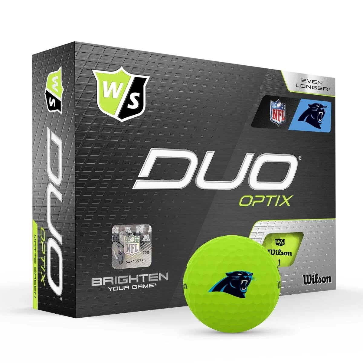Wilson Staff Duo Optix NFL Team Licensed Golf Balls - Matte Green - Image 2