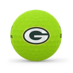 Wilson Staff Duo Optix NFL Team Licensed Golf Balls - Matte Green -Golf World Shop ec9b39098577dce7c8876efec2f7ee653a302de9 WGWP504GB 4 DUO Optix 12BALL NFL GreenBay Ball GR