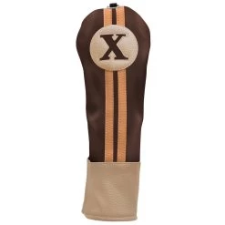 Sahara Retro Vintage #X Fairway Wood Headcovers -Golf World Shop fw x hc chocolate mocha