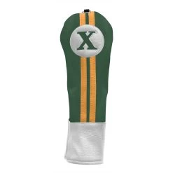Sahara Retro Vintage #X Fairway Wood Headcovers -Golf World Shop green yellow hc fw x
