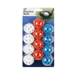 Intech Golf Practice Balls With Holes (12 Pack) -Golf World Shop i99020