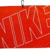 Nike Golf 16" X 24" Jacquard Towel - Orange/White