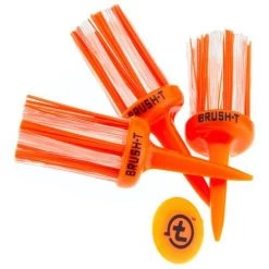 Brush-t Golf Original Brush Tees -Golf World Shop orange 1