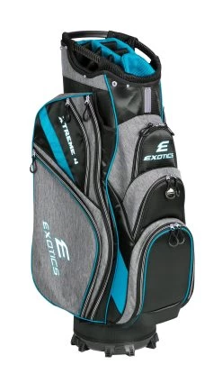 Tour Edge Exotics Xtreme 4 Cart Bags 14 Tour Edge Exotics Xtreme 4 Cart Bags -Golf World Shop xtremeblueplaidblack